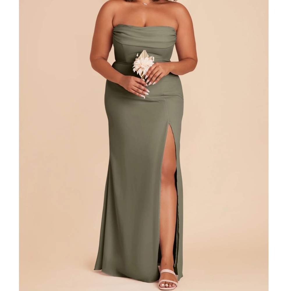 Bridesmaids Dress- Mira Convertible Dress - Moss
Green